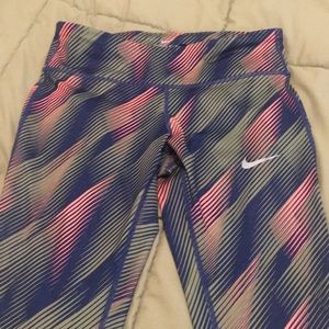 Nike dry fit running capris